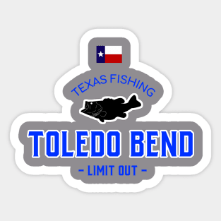 TOLEDO BEND T-SHIRT Sticker